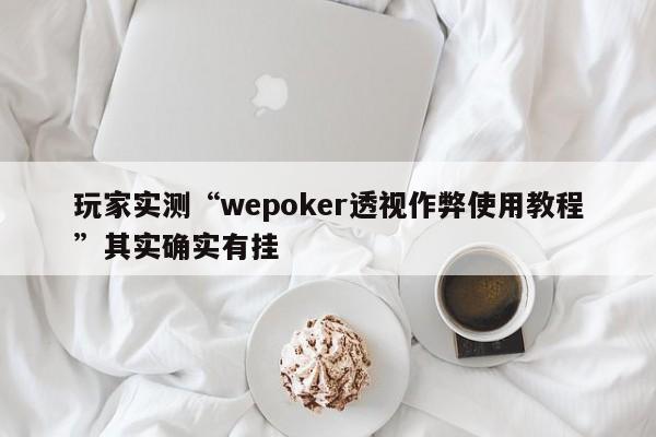 玩家实测“wepoker透视作弊使用教程”其实确实有挂
